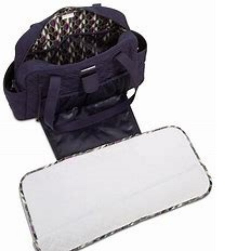 Vera Bradley Baby Bag Stroll Around Classic DARK NAVY BLUE-MSRP $158 NWT - Picture 2 of 5